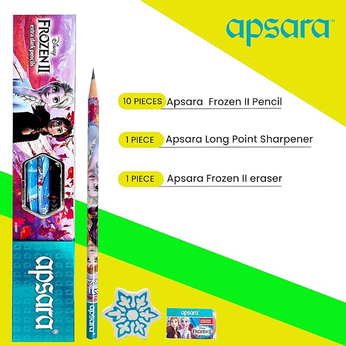 Apsara DISNEY FROZEN-II Pencil (Pack of 10)