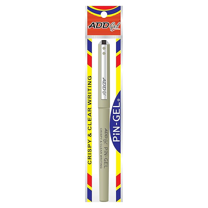Add Gel PIN Gel Pen- Black (Pack of 5)