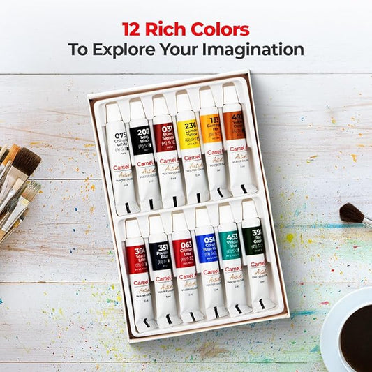 Camel ARTIST WATER COLOUR Tube 5ml 12 Shades