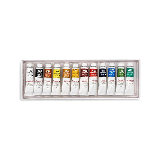 Camel Artist Oil Colour 9 ml Tube (12 Shades)