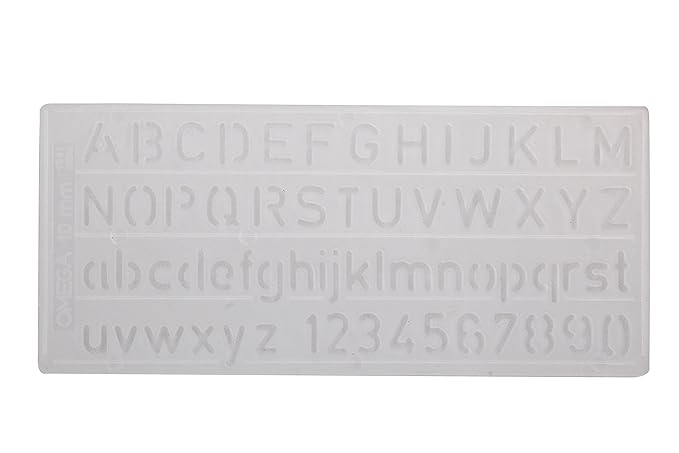 Omega Student Lettering Stencil 10mm