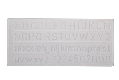 Omega Student Lettering Stencil 10mm