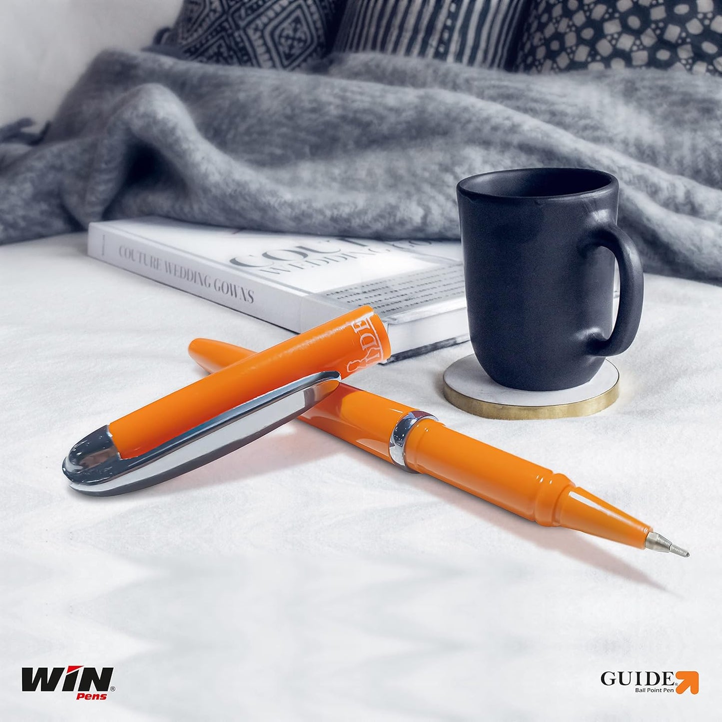 Win GUIDE Ball Point Pen- Blue (Pack of 5)