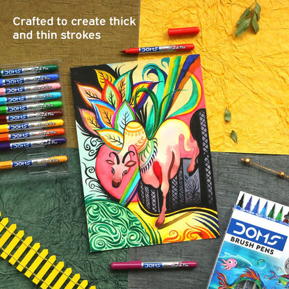 Doms BRUSH PEN 26 Shades