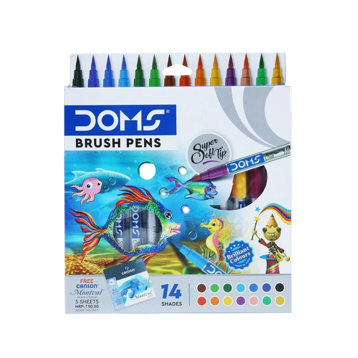 Doms BRUSH PEN 14 Shades