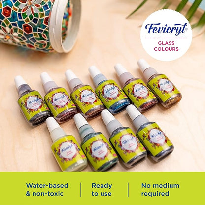 Fevicryl GLASS COLOUR 10 Shades