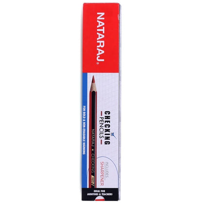 Nataraj CHECKING BLUE Pencil (Pack of 10)