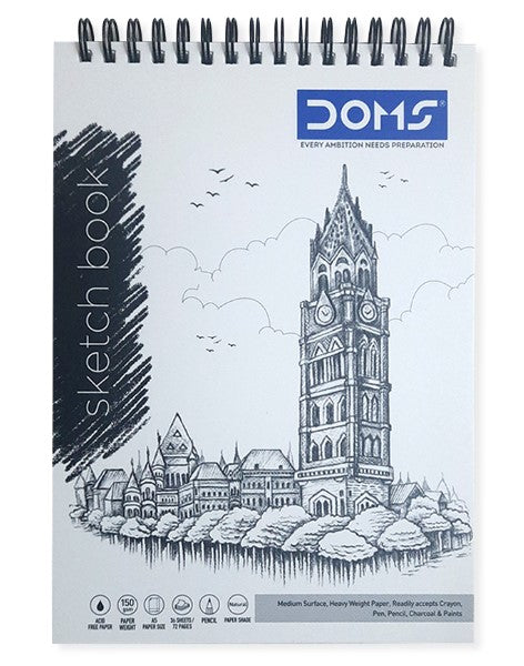 Doms A5 SPIRAL Sketch Book