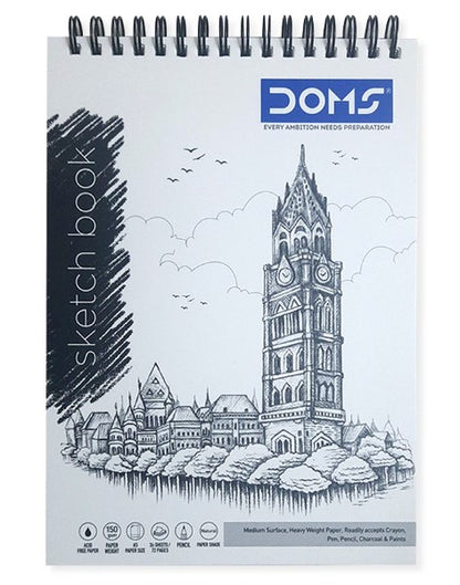 Doms A5 SPIRAL Sketch Book