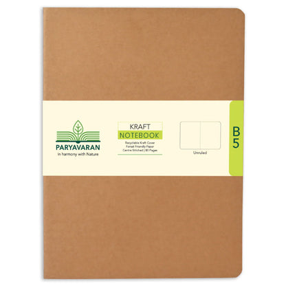 Scholar B5 Paryavaran Notebook (Unruled) - 80 Pages