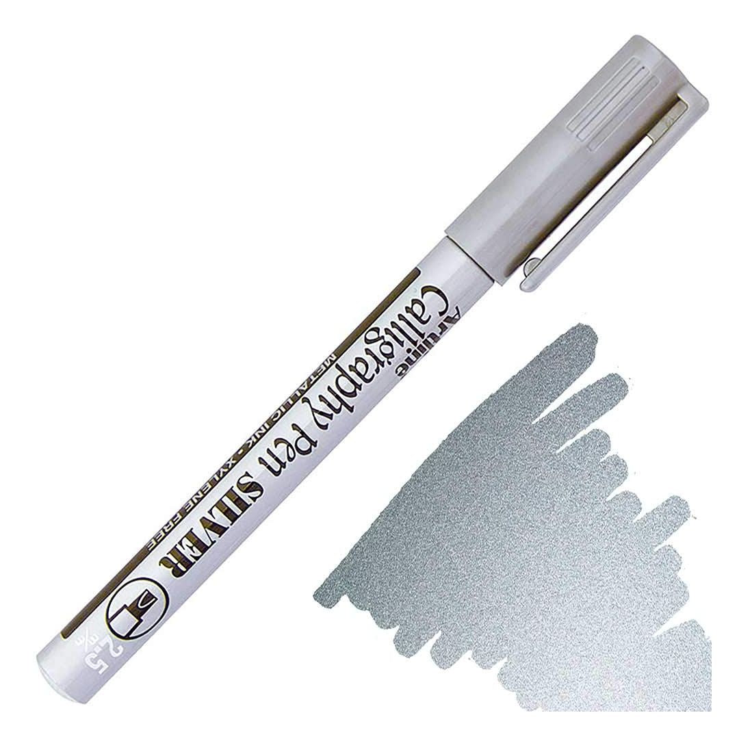 Artline Calligraphy Pen - Silver