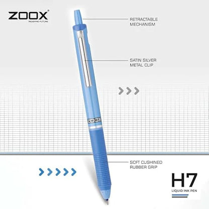 Zoox H7 Liquid Ink Pen- Blue