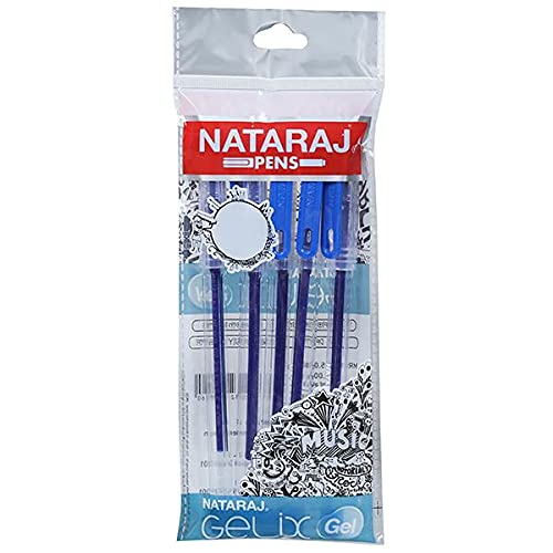 Nataraj GELIX Gel Pen (Pack of 5)