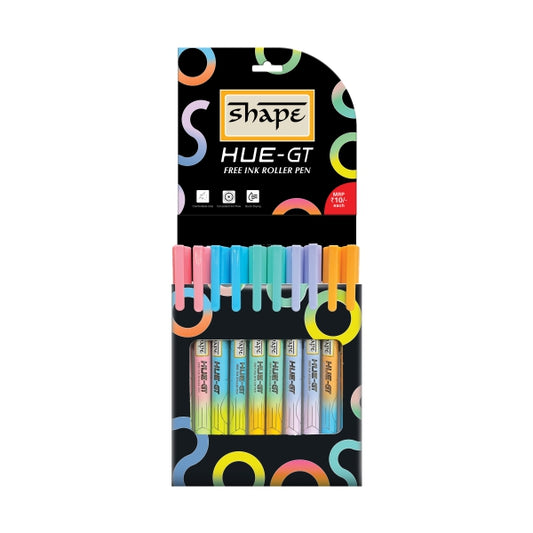Shape HUE-GT Roller Pen (Pack of 10)