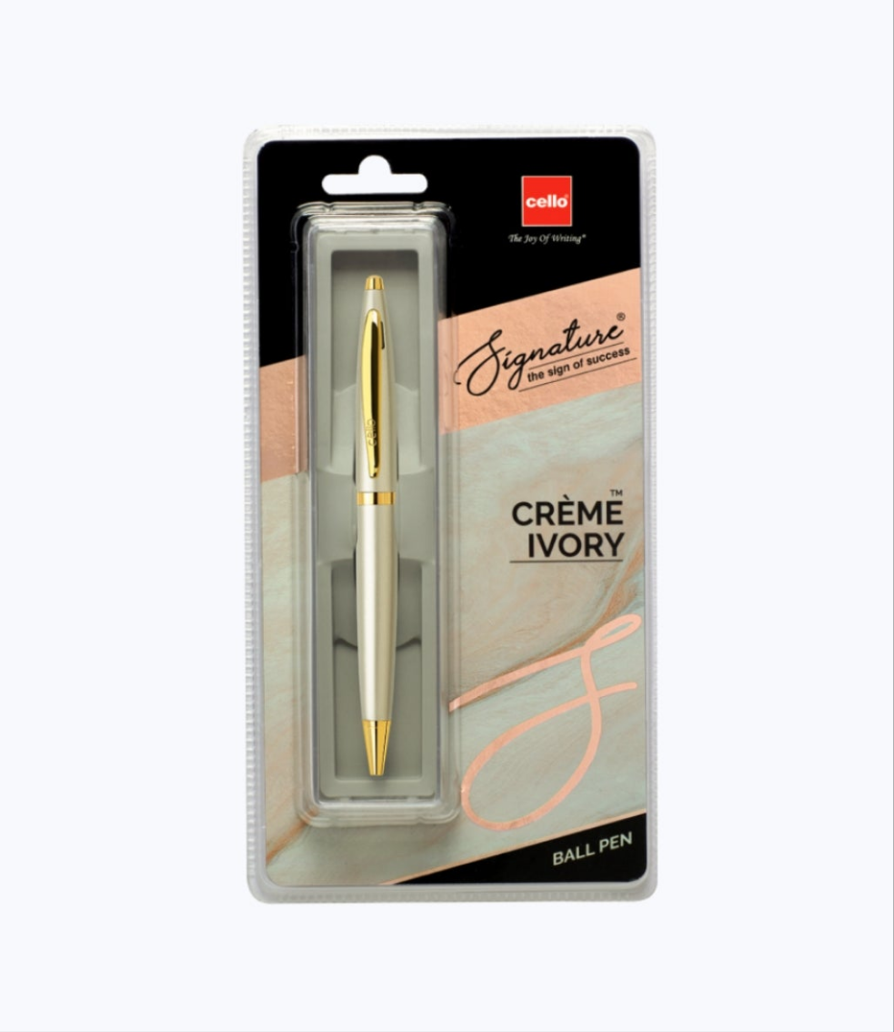 Cello SIGNATURE CREME IVORY Ball Pen
