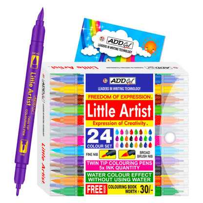 Add Gel LITTLE ARTIST  24 Dual Tip Pens