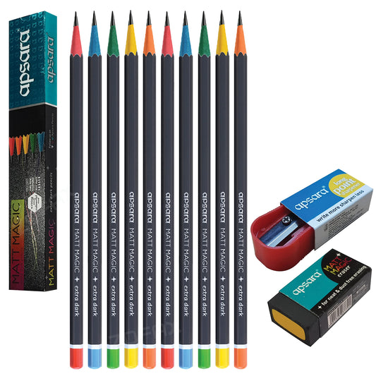 Apsara MATT MAGIC Pencil (Pack of 10)