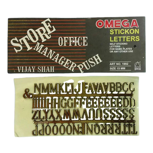 Omega Stick-On Letters 15mm