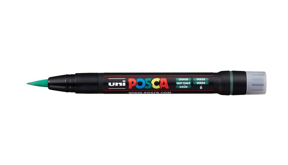Uniball POSCA PCF -350 Brush Tip Water Based Marker
