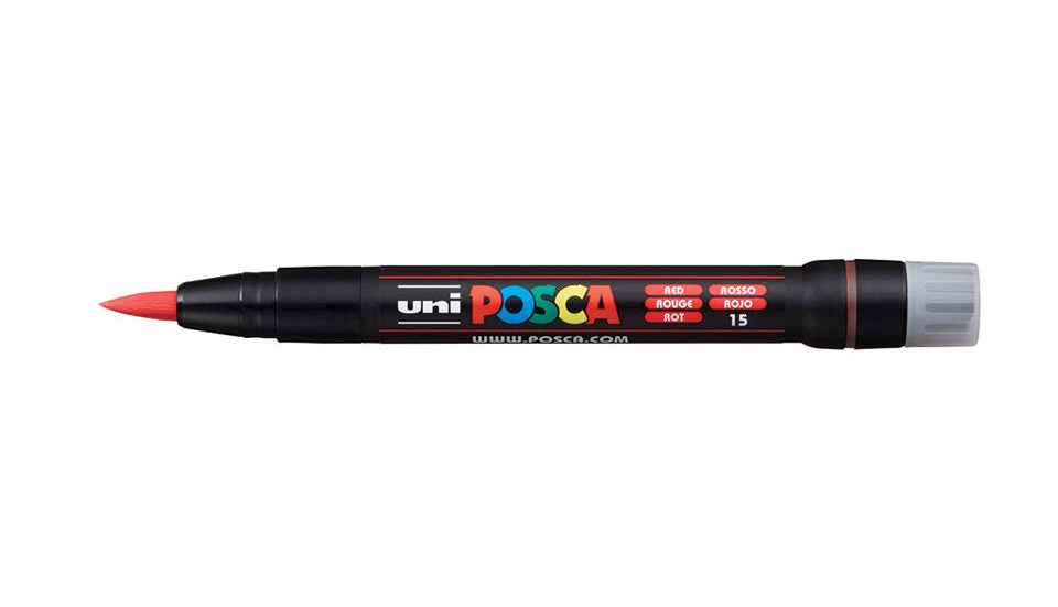 Uniball POSCA PCF -350 Brush Tip Water Based Marker