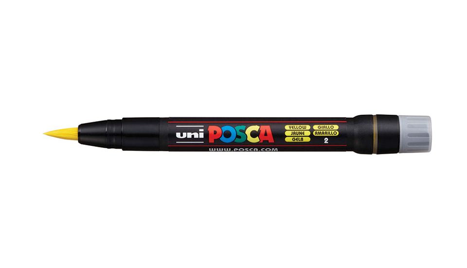 Uniball POSCA PCF -350 Brush Tip Water Based Marker