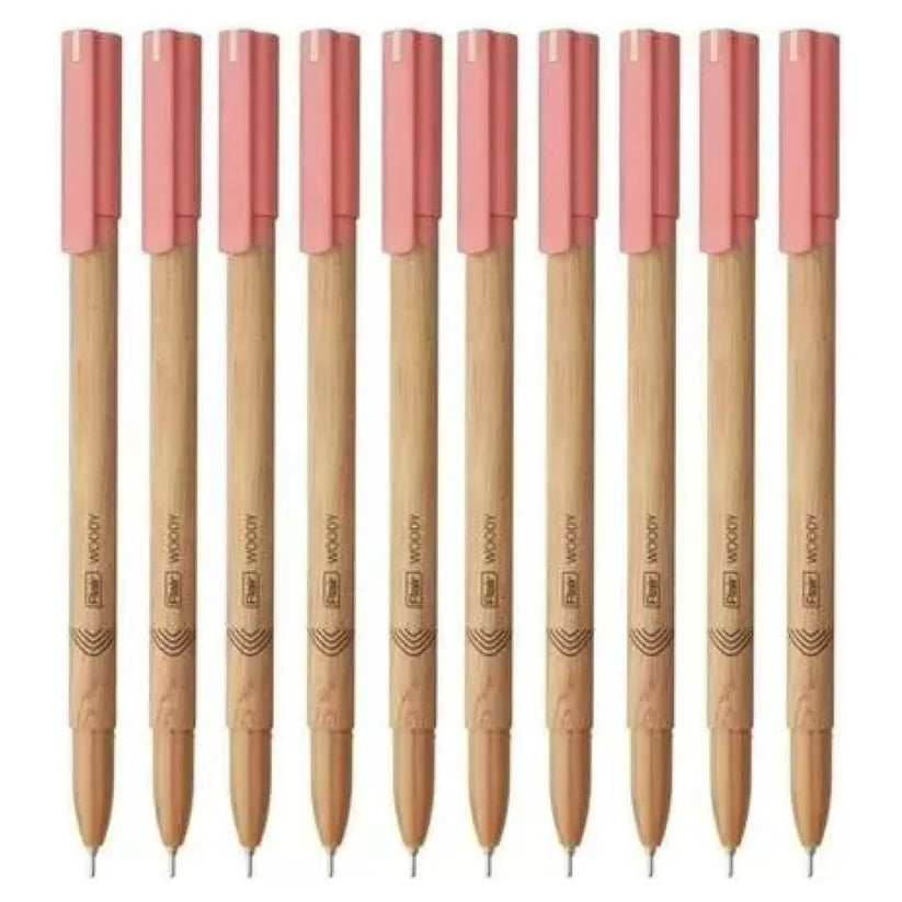 Flair WOODY Ball Pen (Pack of 10)