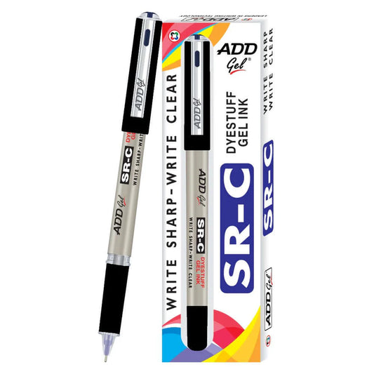 Add Gel SR-C Gel Ink Pen- Black (Pack of 2)