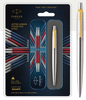 Parker JOTTER LONDON STAINLESS STEEL Ball Pen with Gold Trim