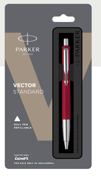 Parker VECTOR STANDARD Ball Pen with Chrome Trim