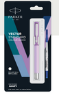 Parker VECTOR COLOUR BLOCK ROLLER BALL PEN WITH CHROME TRIM