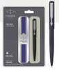 Parker VECTOR MATTE BLACK Ball Pen with Chrome Trim