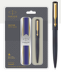 Parker VECTOR MATTE BLACK Ball Pen with Gold Trim