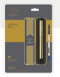 PARKER VECTOR GOLD ROLLER BALL PEN WITH GOLD TRIM