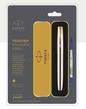 Parker FRONTIER STAINLESS STEEL ROLLER BALL PEN WITH GOLD TRIM