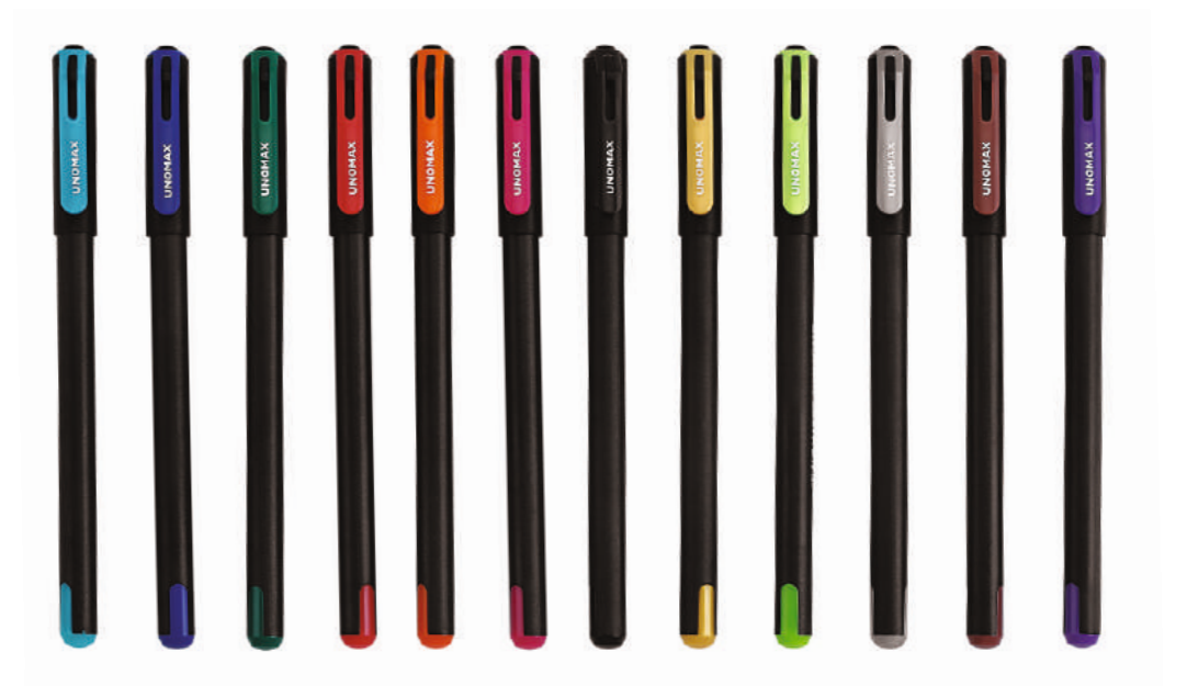 Unomax GELTRON FASHION Gel Pen (12 Pcs Set)