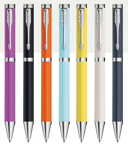 Parker FOLIO STANDARD Ball Pen with Chrome Trim