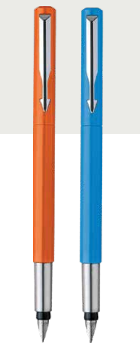 Parker VECTOR STANDARD FOUNTAIN PEN WITH CHROME TRIM