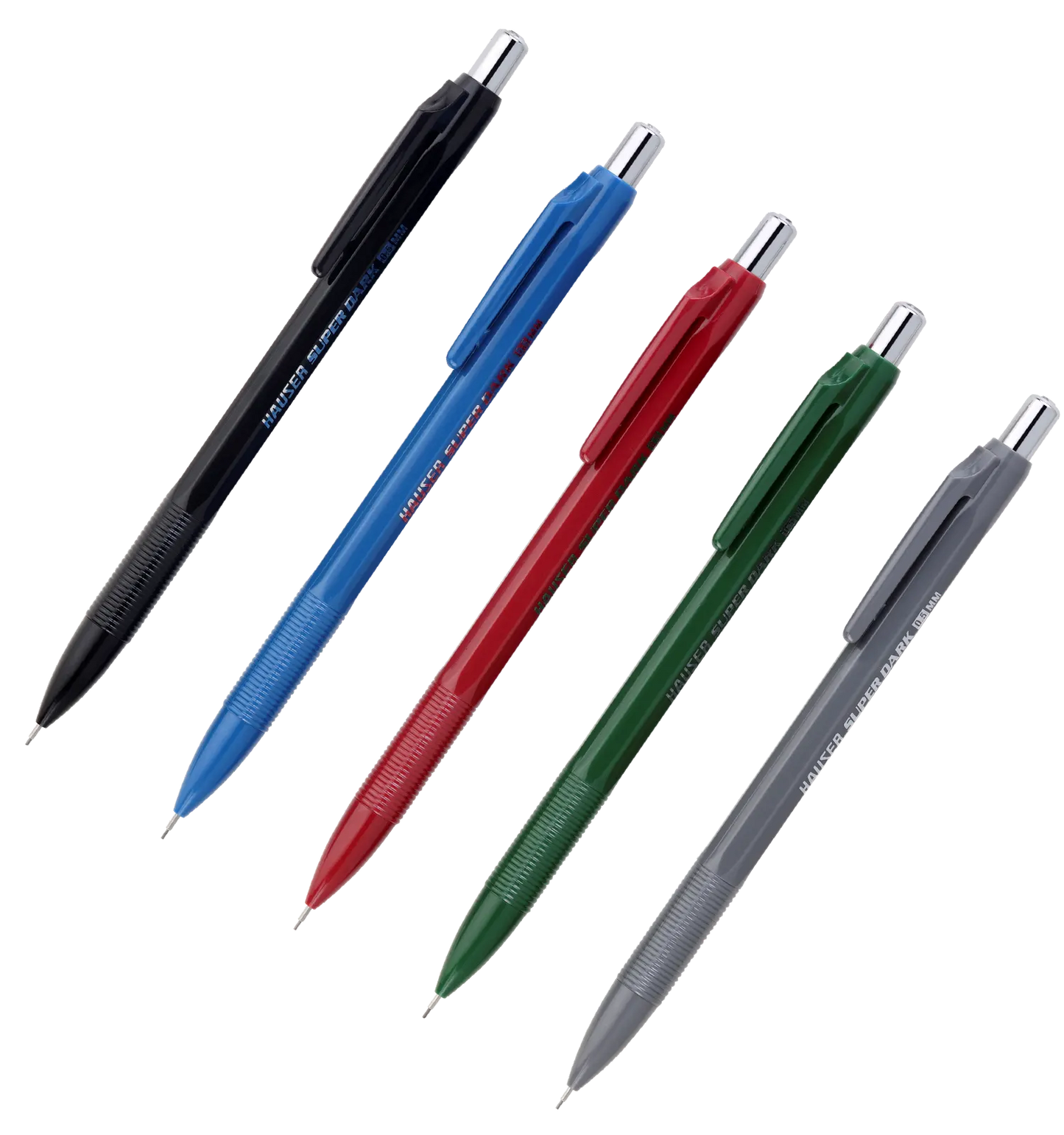 Hauser Artz Mechanical Pencil SUPER DARK - 0.5mm with Lead Tube (Pack of 5)