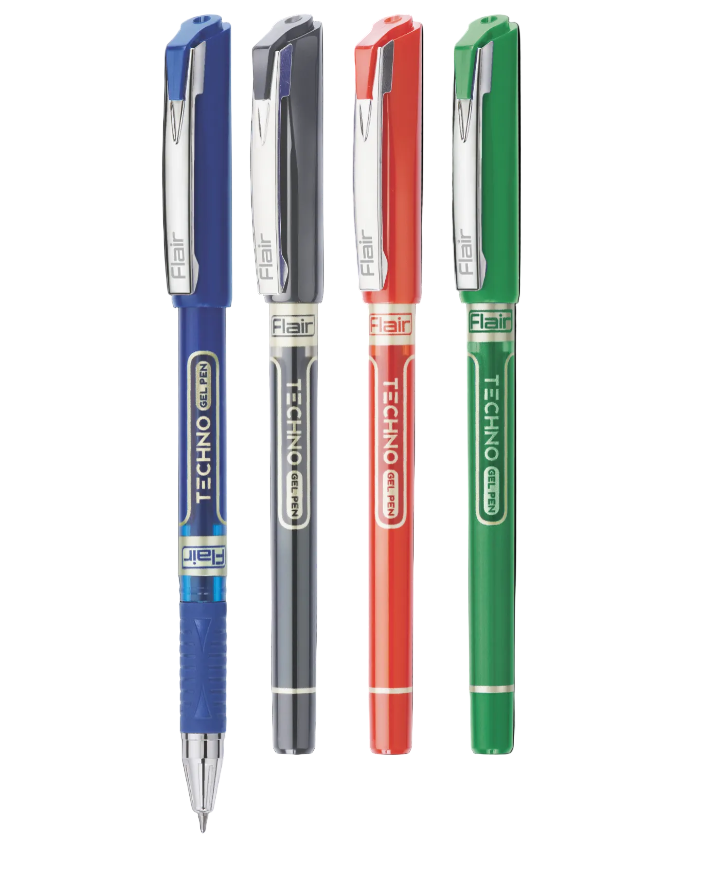Flair TECHNO Gel Pen (Pack of 5)