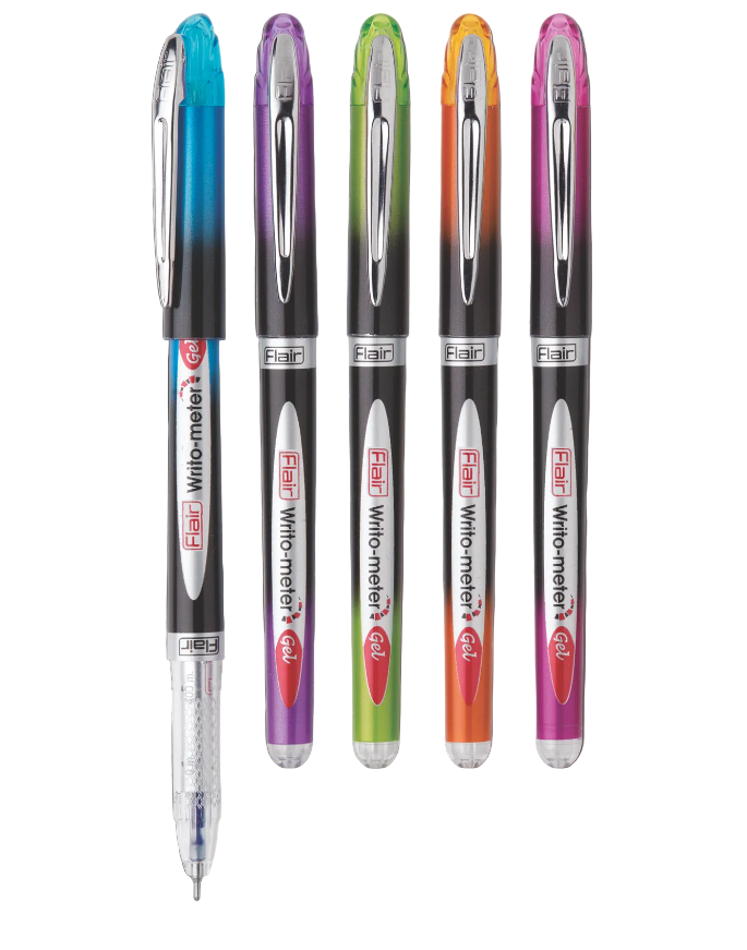 Flair WRITOMETER Gel Pen (Pack of 5)