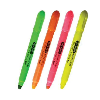 FABER-CASTELL SUPER GEL CRAYON TEXTLINER (SET OF 4)