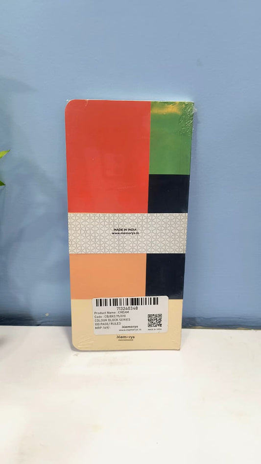 Memorys Colour Block Series Softbound Notebook