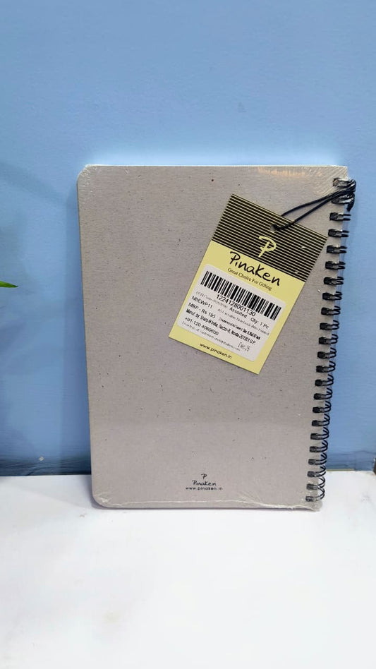 Pinaken A5 Wiro Notebook - 128 Pages