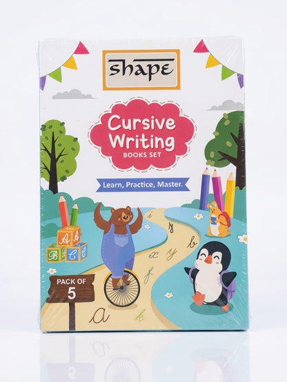 Shape Cursive Writing Books Set (5 Book Progression)