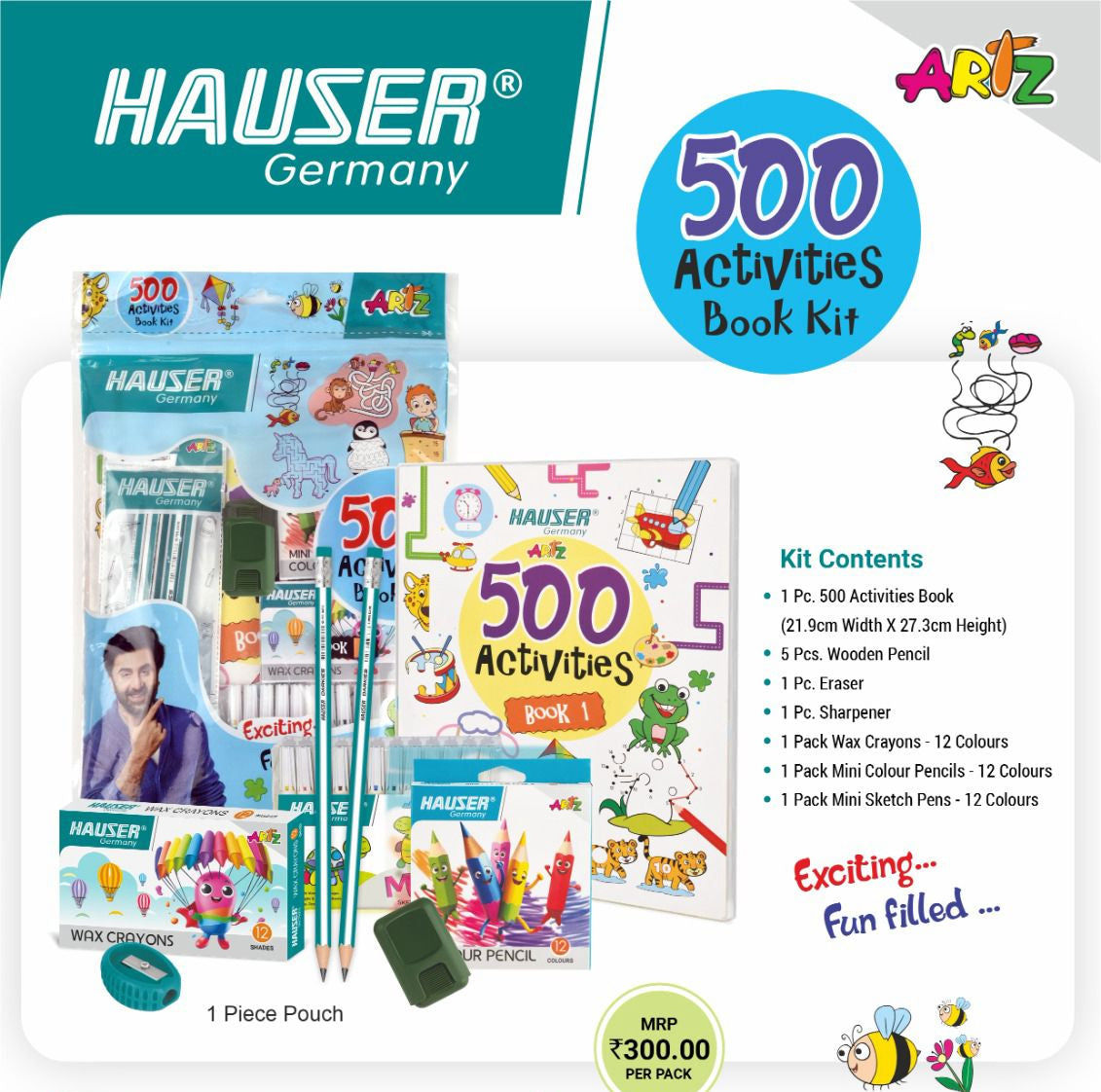 Hauser Artz 500 ACTIVITY BOOK Kit