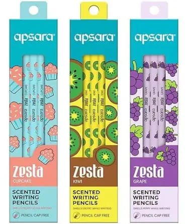 Apsara Zesta Scented Writing Pencils (Pack of 6)