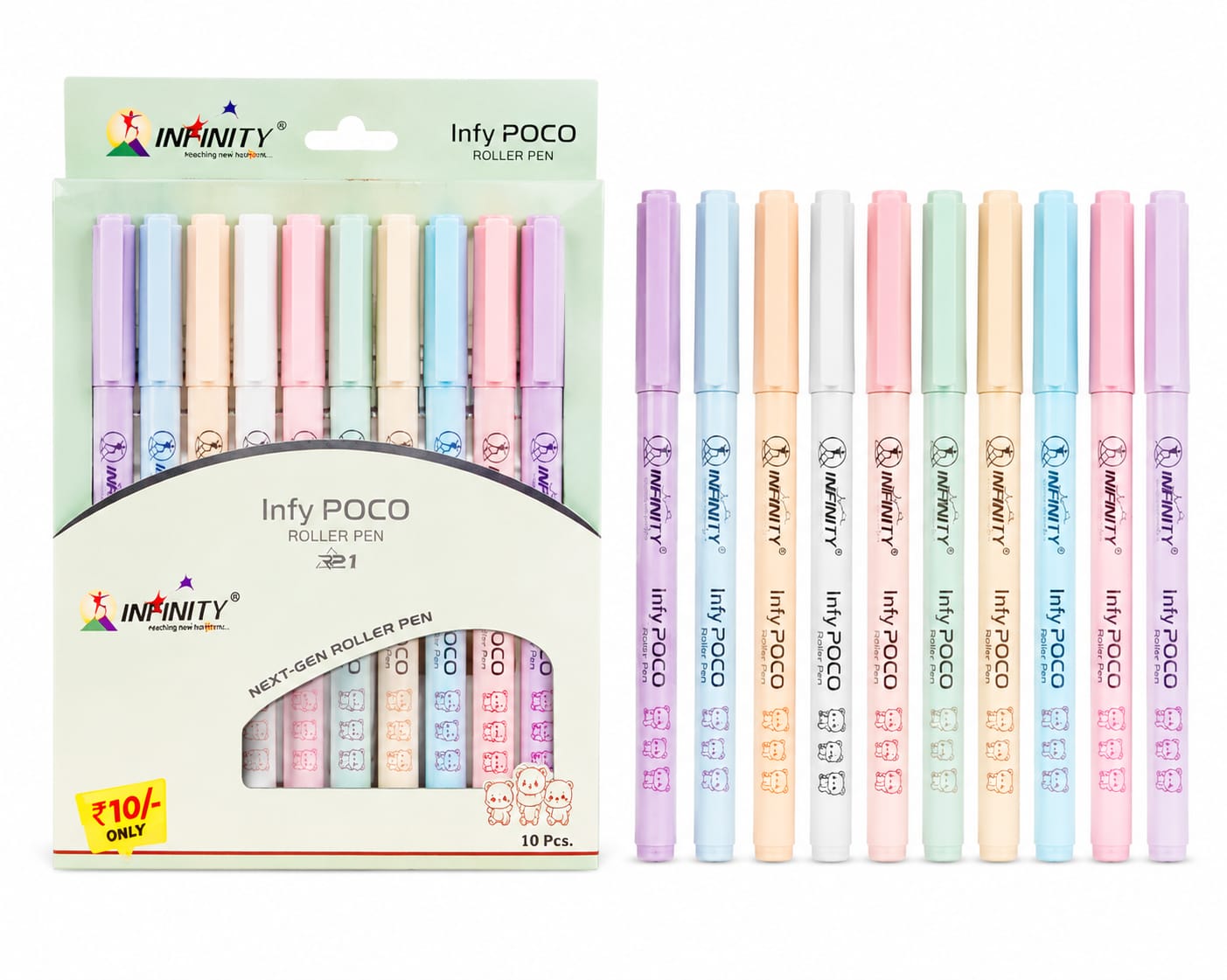 Infinity ROLLER Pen- Blue (Pack of 10)