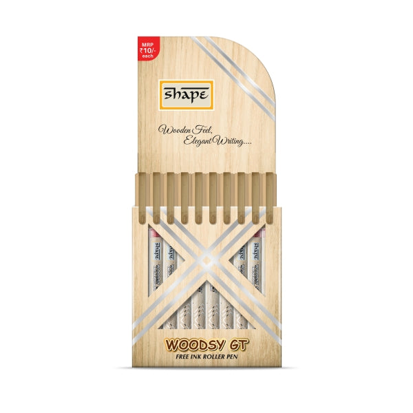 Shape WOODSY-GT Roller Pen (Pack of 10)