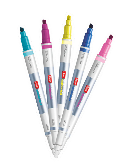 Flair ERASABLE Highlighter (Set of 5)