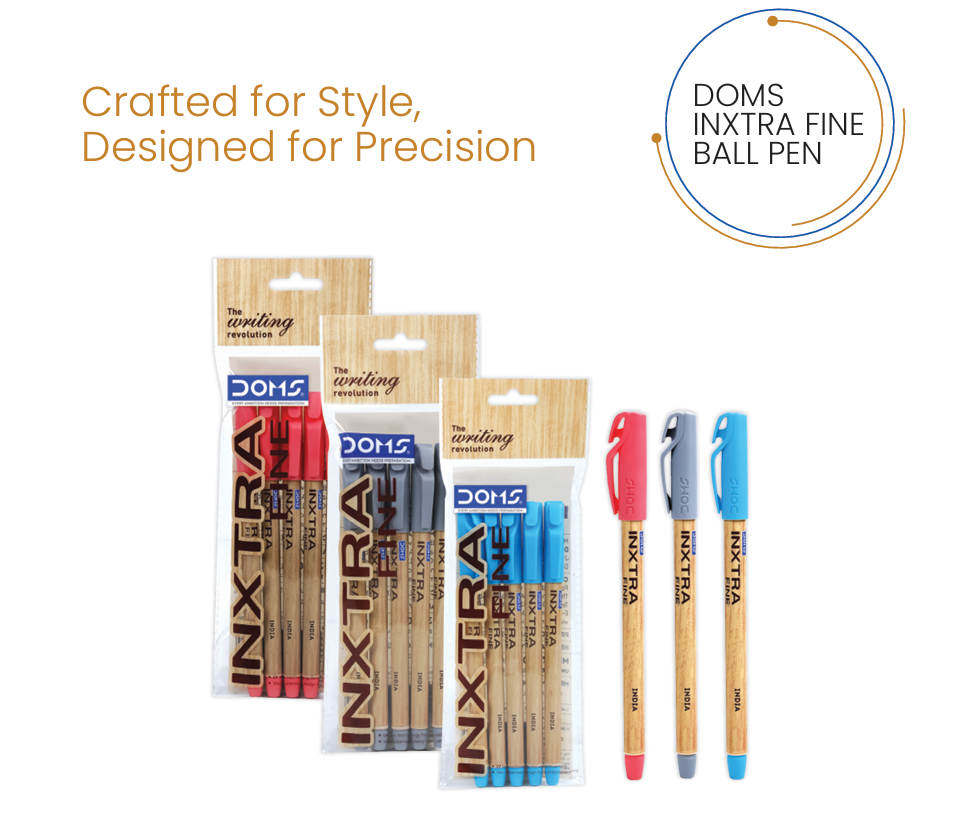 Doms INXTRA FINE Ball Pen (Pack of 20)